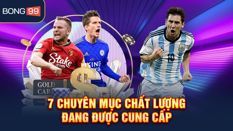 7 chuyên mục chất lượng đang được cung cấp